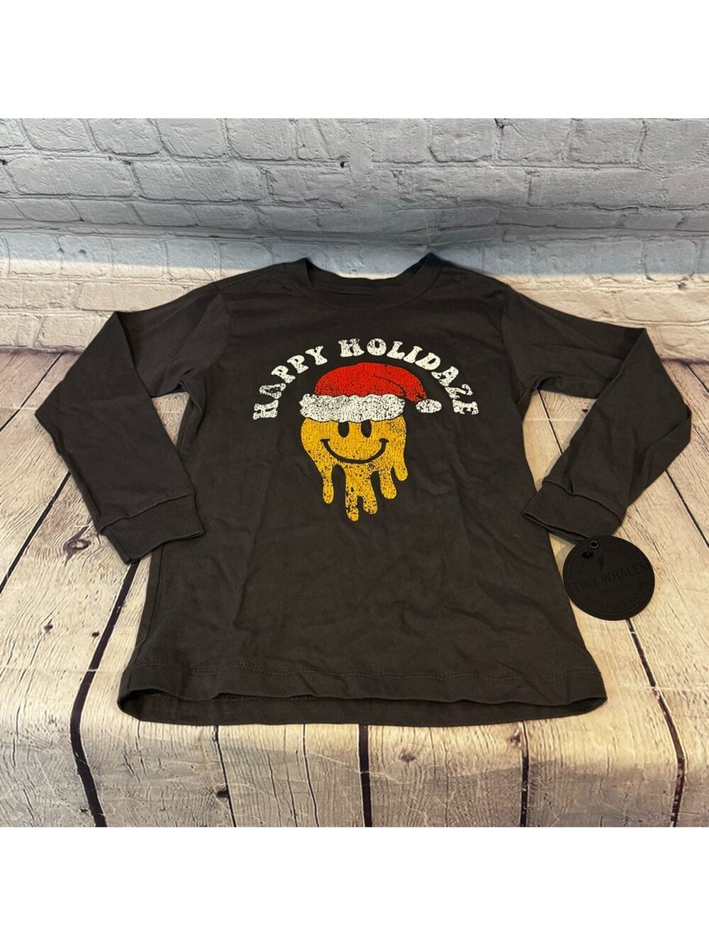 Tiny Whales Happy Holidaze Boy’s Christmas Shirt